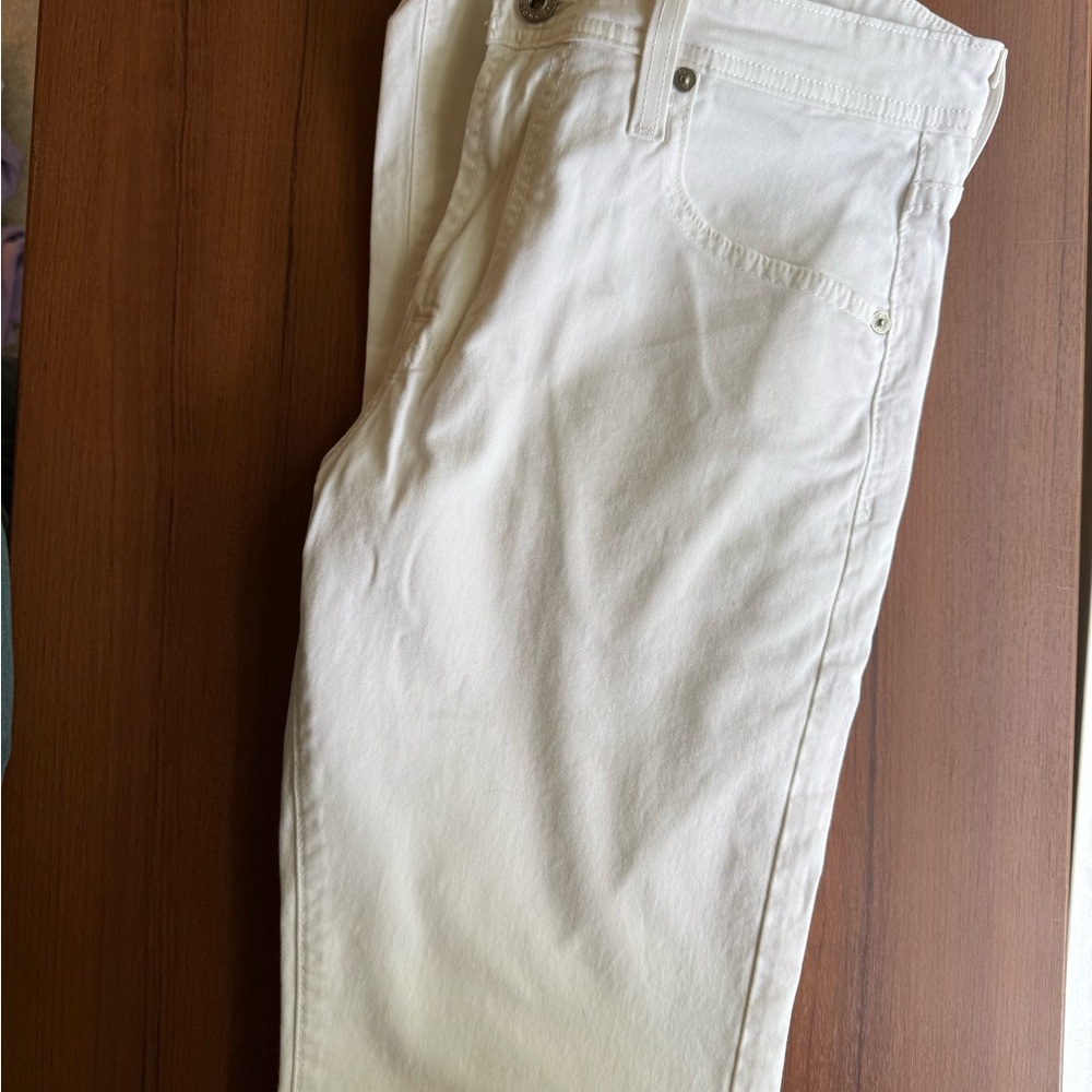 AG Adriano Goldschmied Cream Denim Jeans
